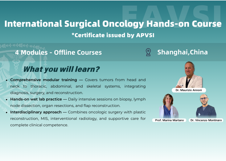 International Surgical Oncology Hands-on Course