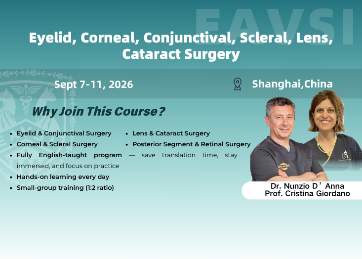 Eyelid, Corneal, Conjunctival, Scleral, Lens, Cataract Surgery